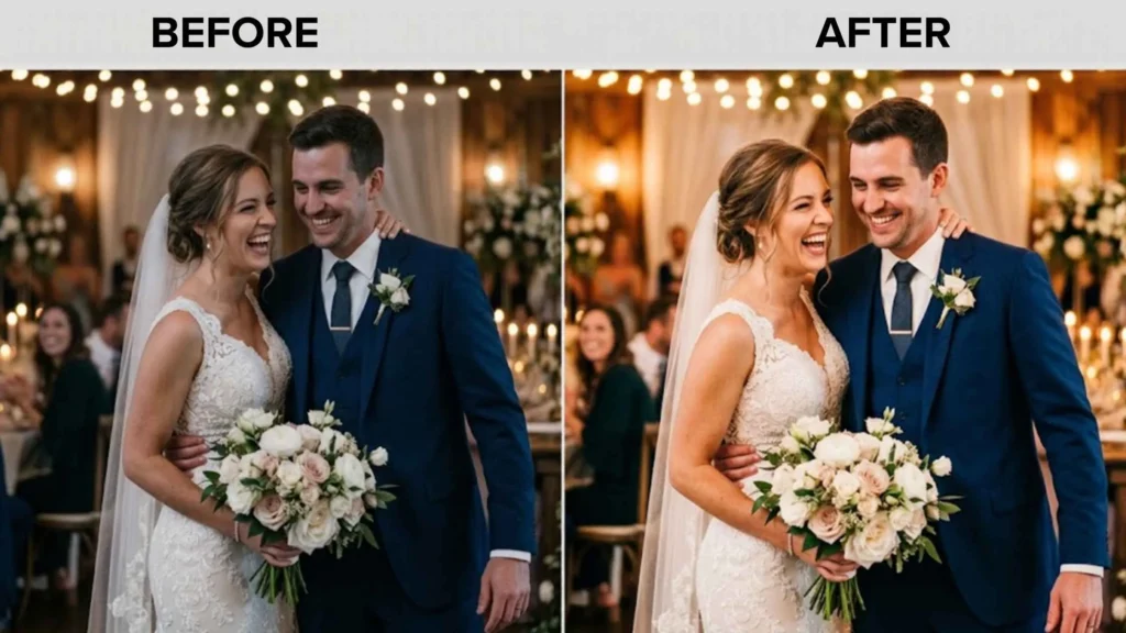 Wedding Photo Editing Transforms Memories