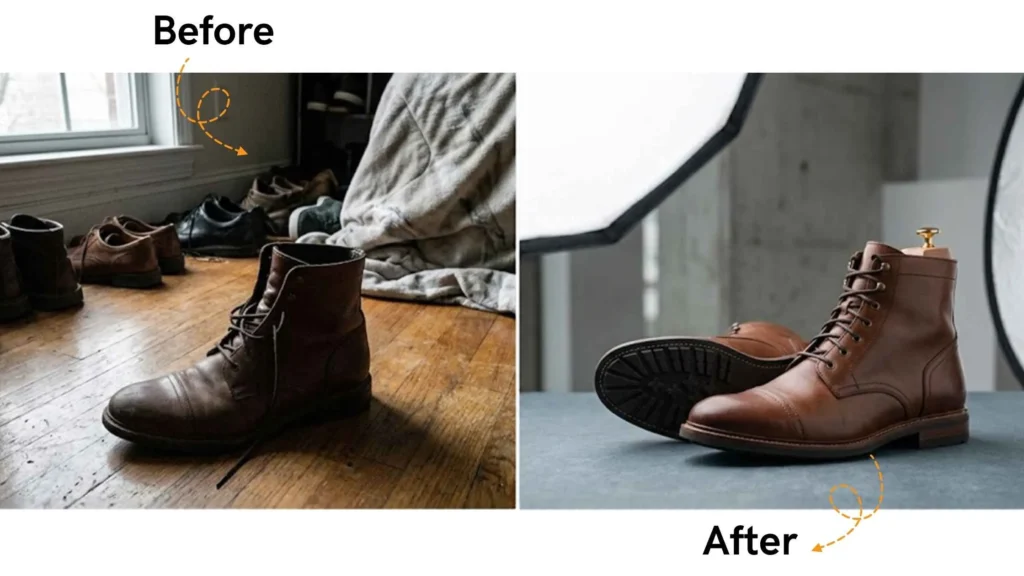 Footwear Product Photography