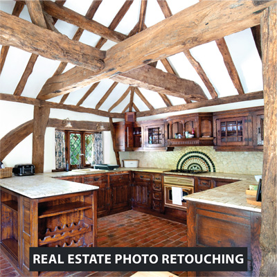 real estate photo retouching