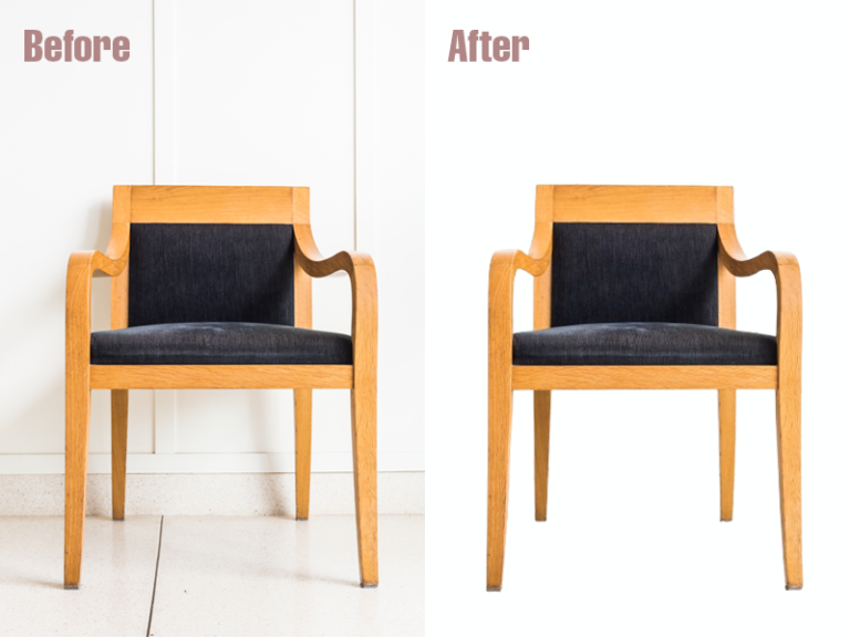 clipping path before and after