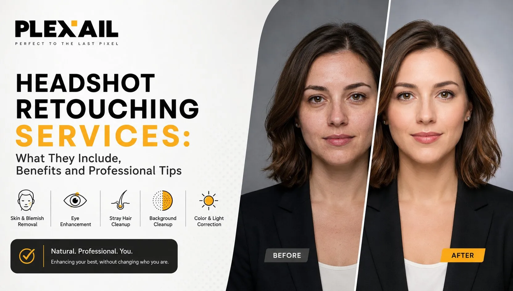 Headshot Retouching Services