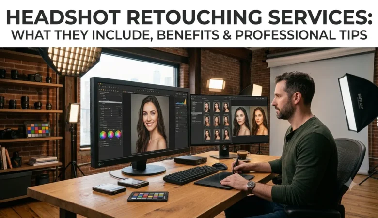Headshot Retouching Services: What They Include, Benefits & Professional Tips