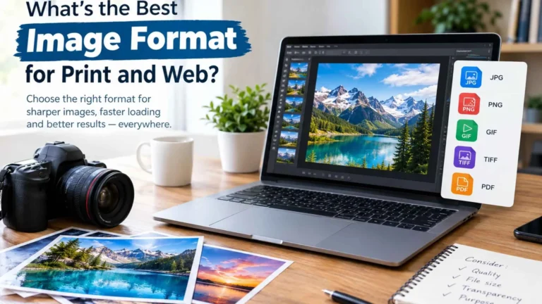 Best Image Format for Print and Web