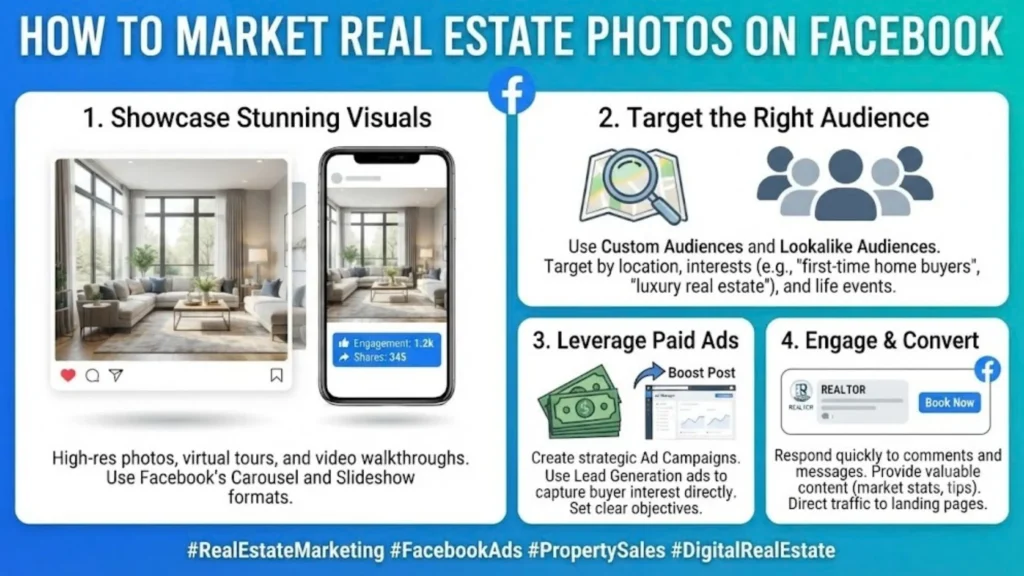 Market Real Estate Photos on Facebook
