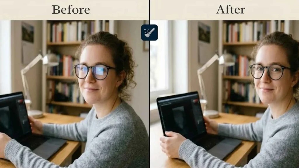 Remove Glasses Glare