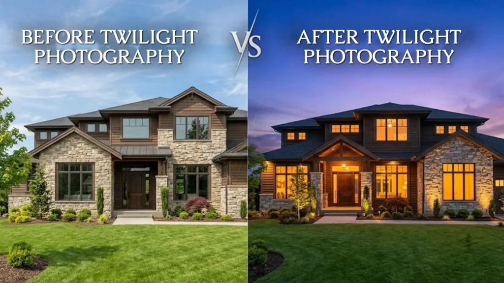 Twilight Real Estate Photo