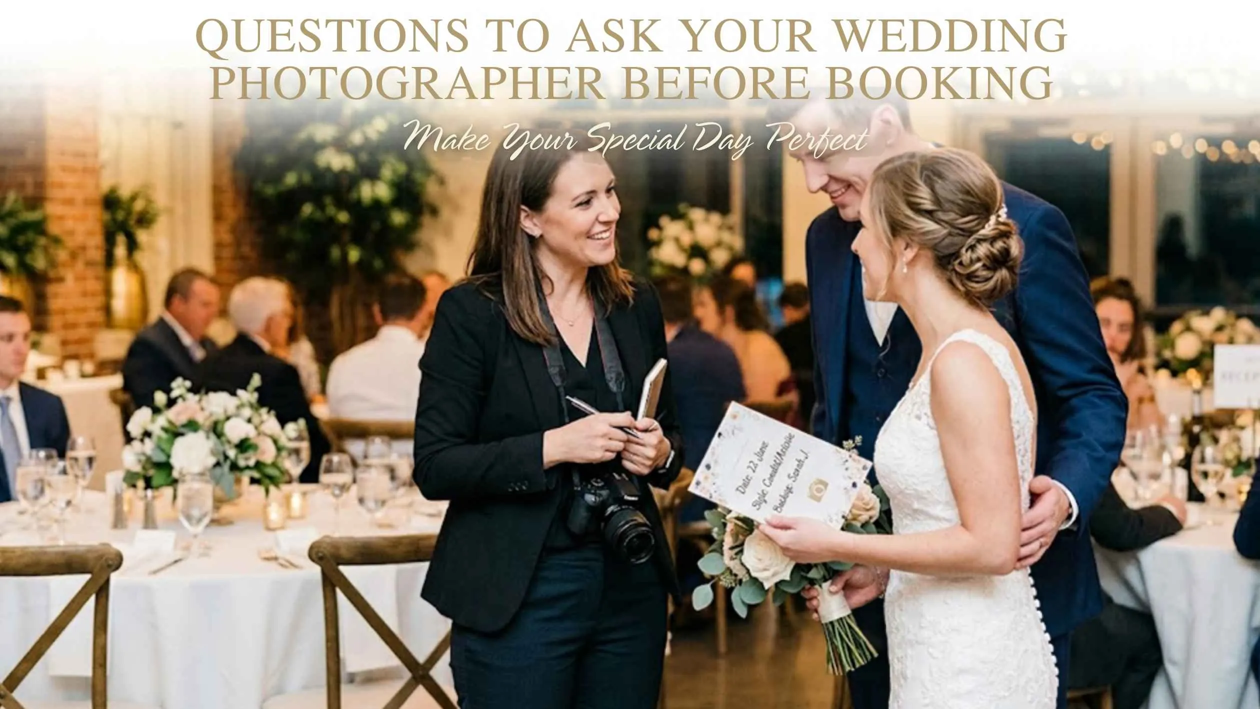 Wedding Photographer Before Booking